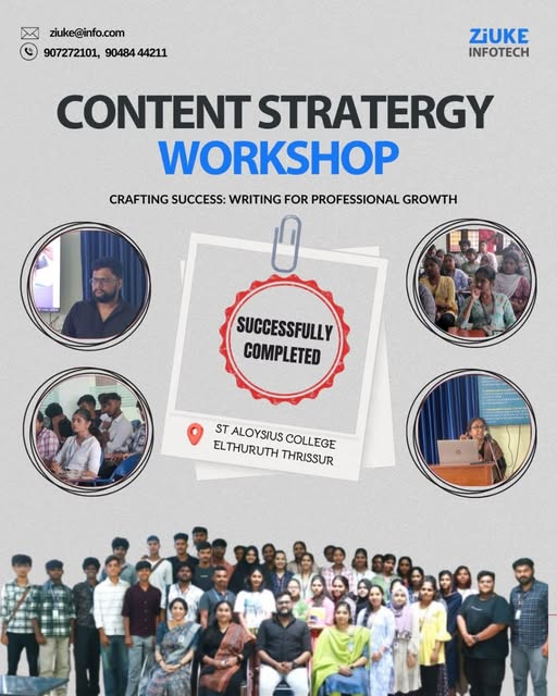 Content Strategy Workshop – St. Aloysius College, Thrissur