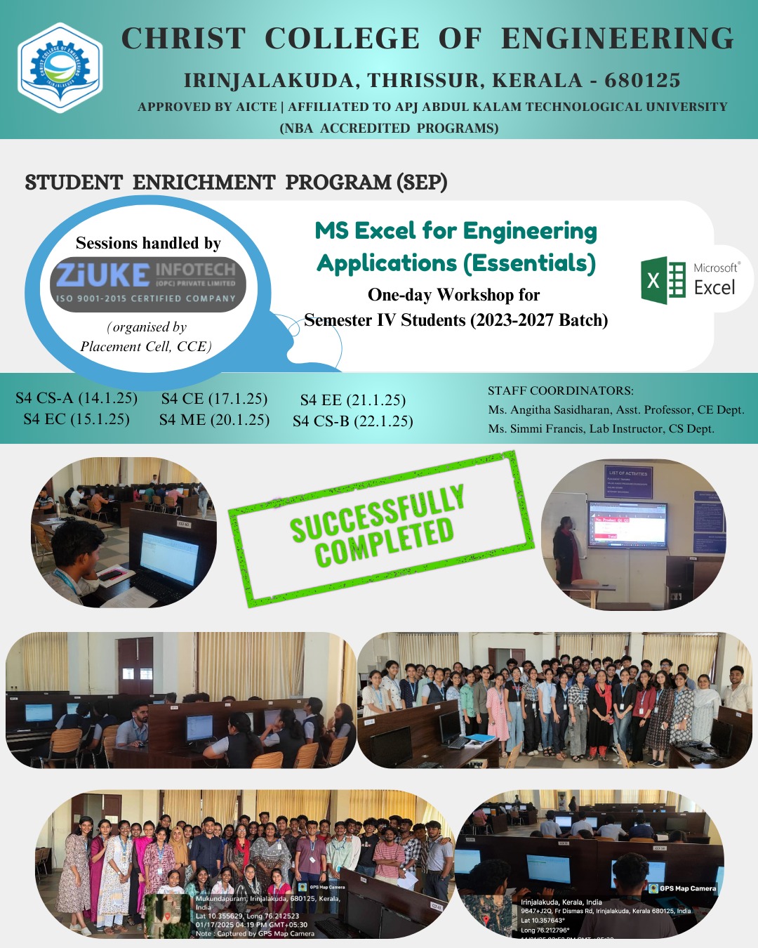 Student Enrichment Program (SEP) – MS Excel Essentials for Engineering Students