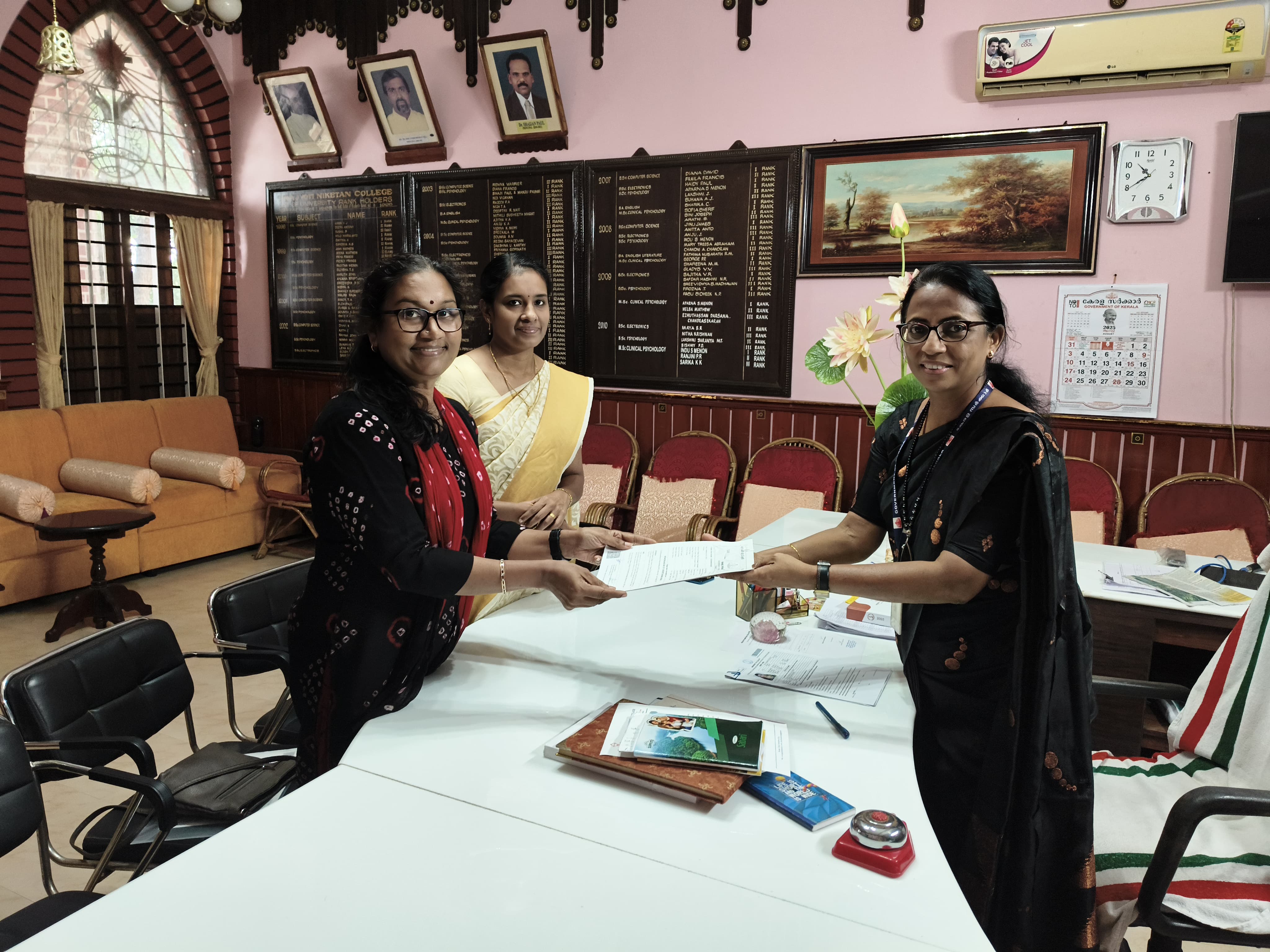 Industry–Institution MoU Signing – Prajyothi Niketan College